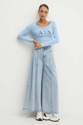 T-Shirt Women Blue Armani Exchange Camibuzo